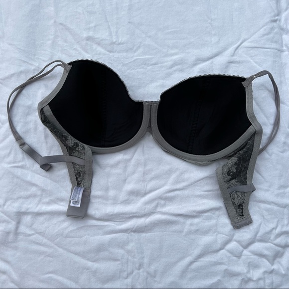 Wacoal Absolute Elegance Contour Underwire Bra, Gray & Silver, 38D - Picture 8 of 10